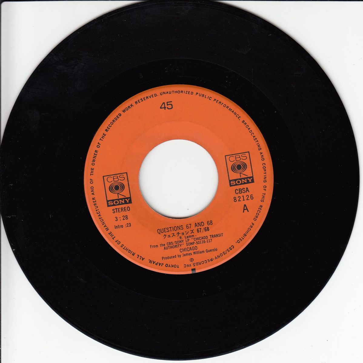 Chicago – Questions 67 & 68 (Japan)