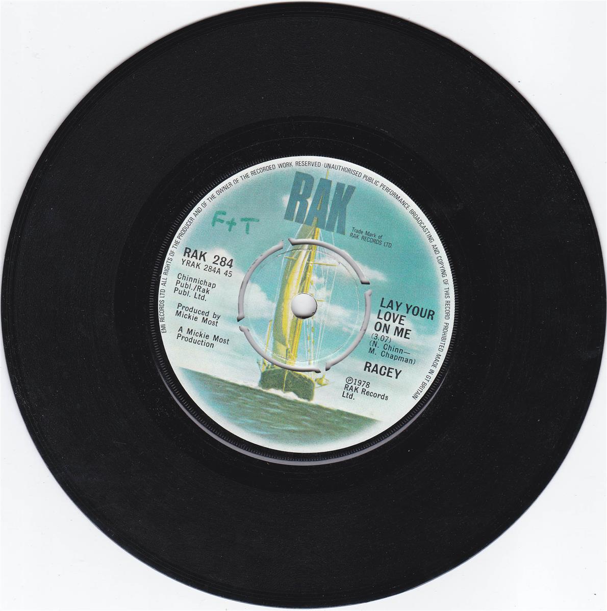 Racey - Lay Your Love On Me (UK)