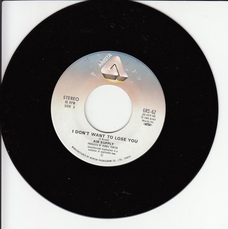 Air Supply - Lost In Love (Japan)