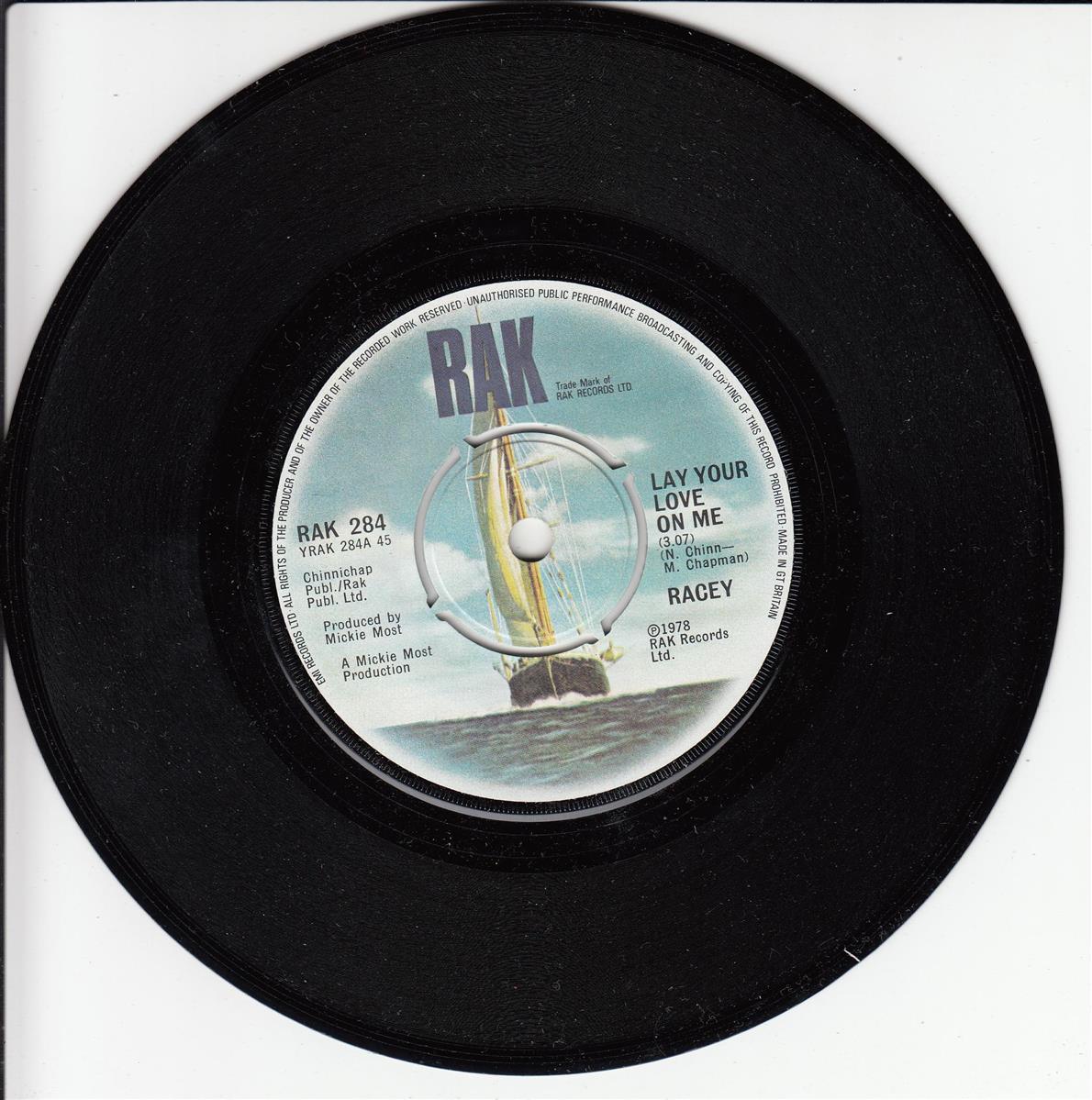 Racey - Lay Your Love On Me (UK)