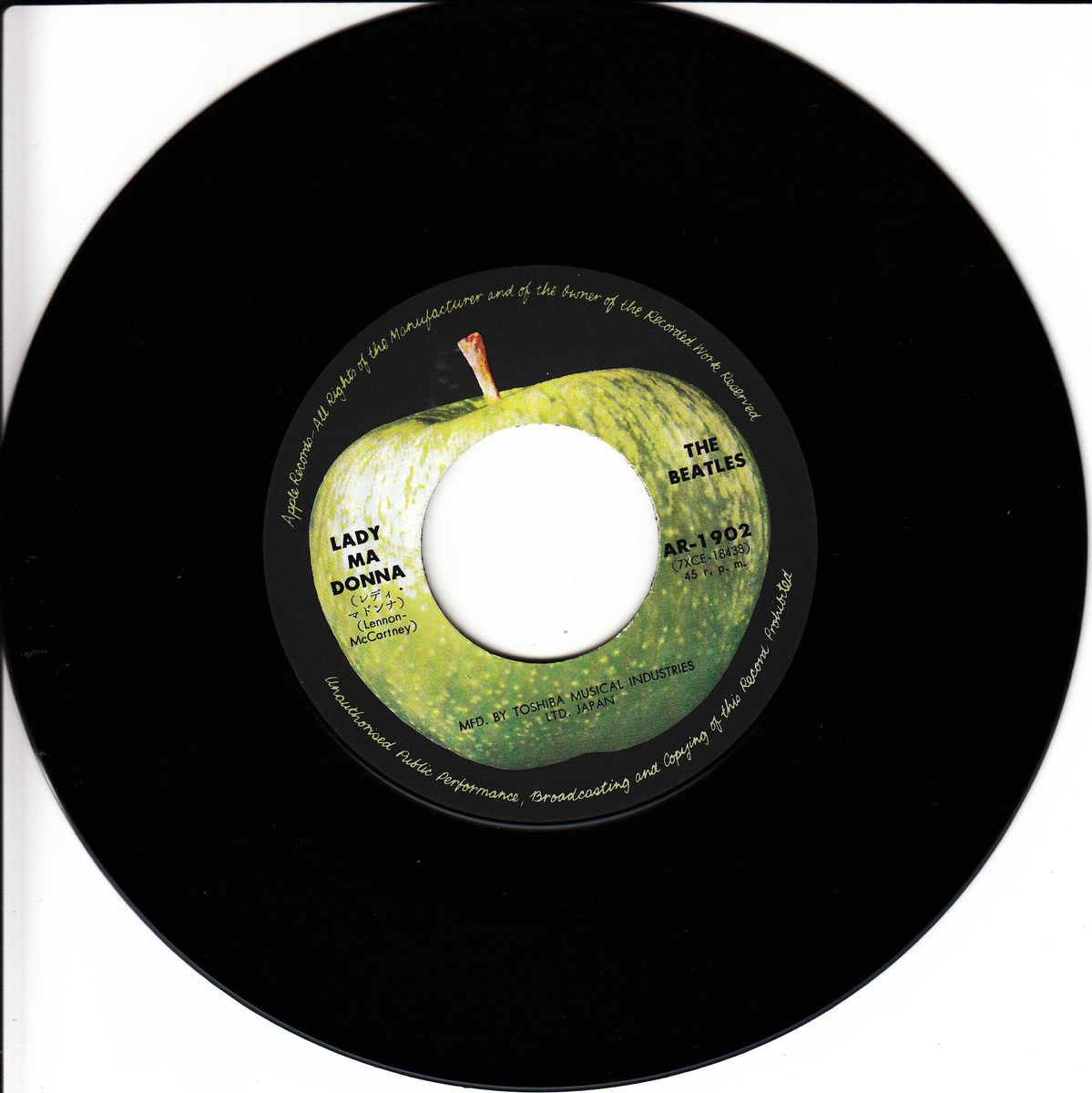 The Beatles - Lady Madonna (Japan)