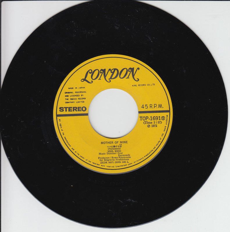 Neil Reid - Mother Of Mine (Japan)