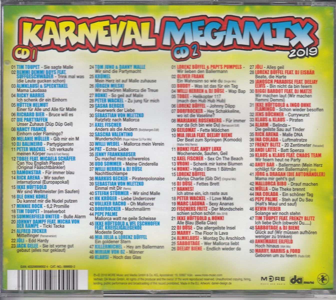 Various - Karneval Megamix 2019 (2 CD)