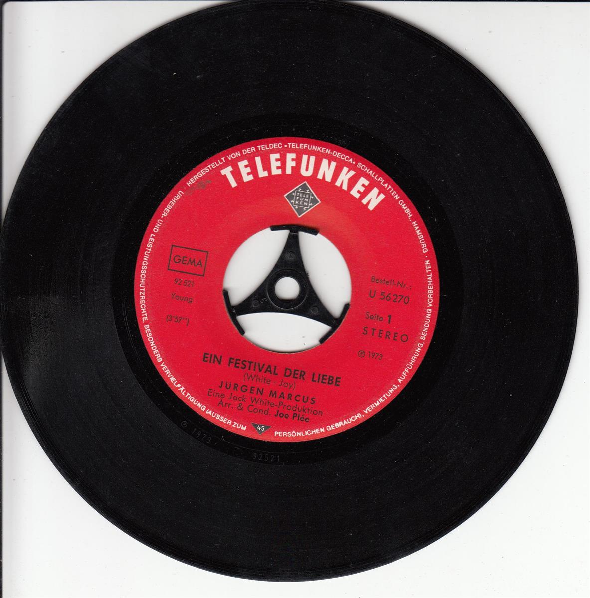 Jürgen Marcus - Ein Festival Der Liebe