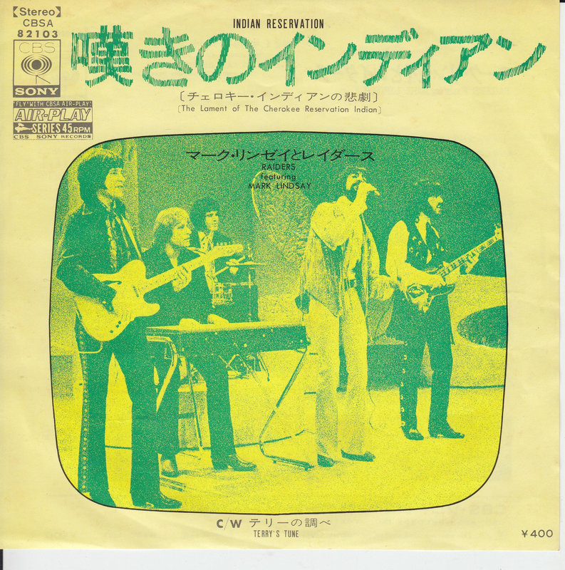 Raiders Featuring Mark Lindsay – Indian Reservation (Japan)