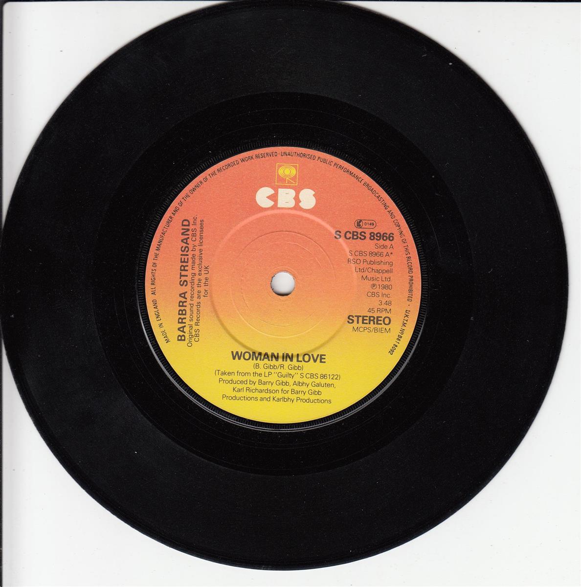 Barbra Streisand - Woman In Love (UK)