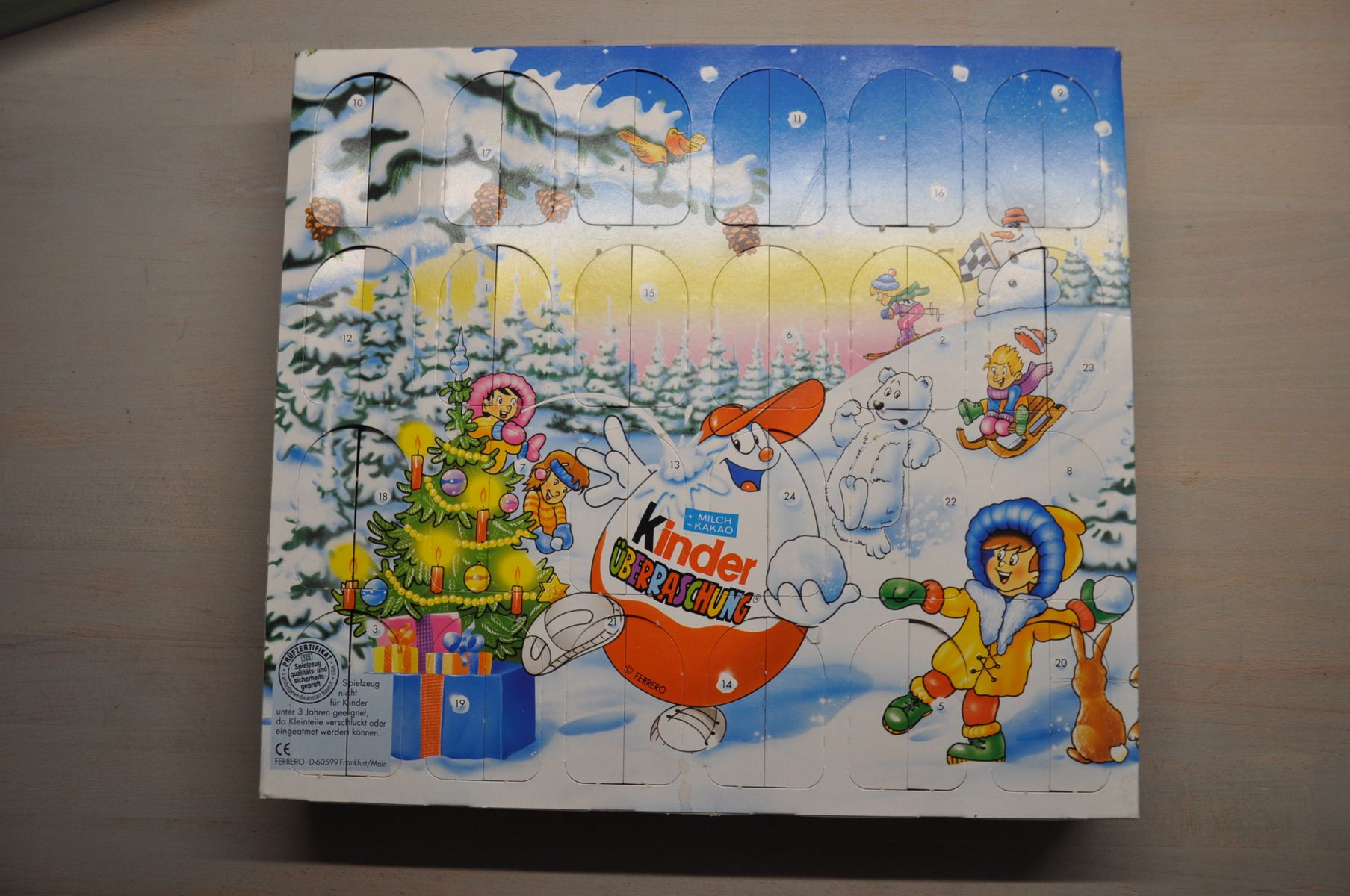 Adventskalender 1996 (ohne Inhalt)