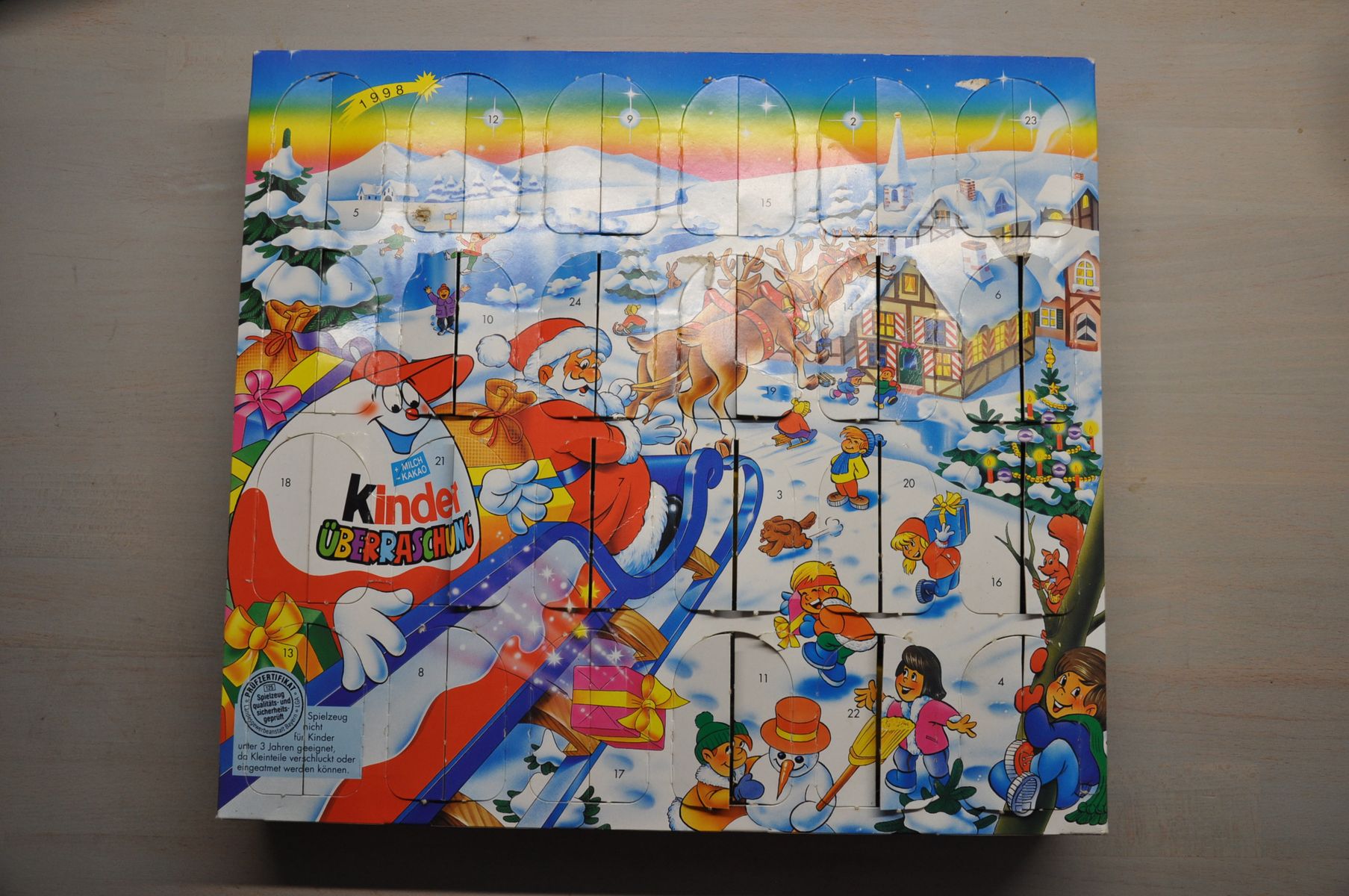 Adventskalender 1998 (ohne Inhalt)