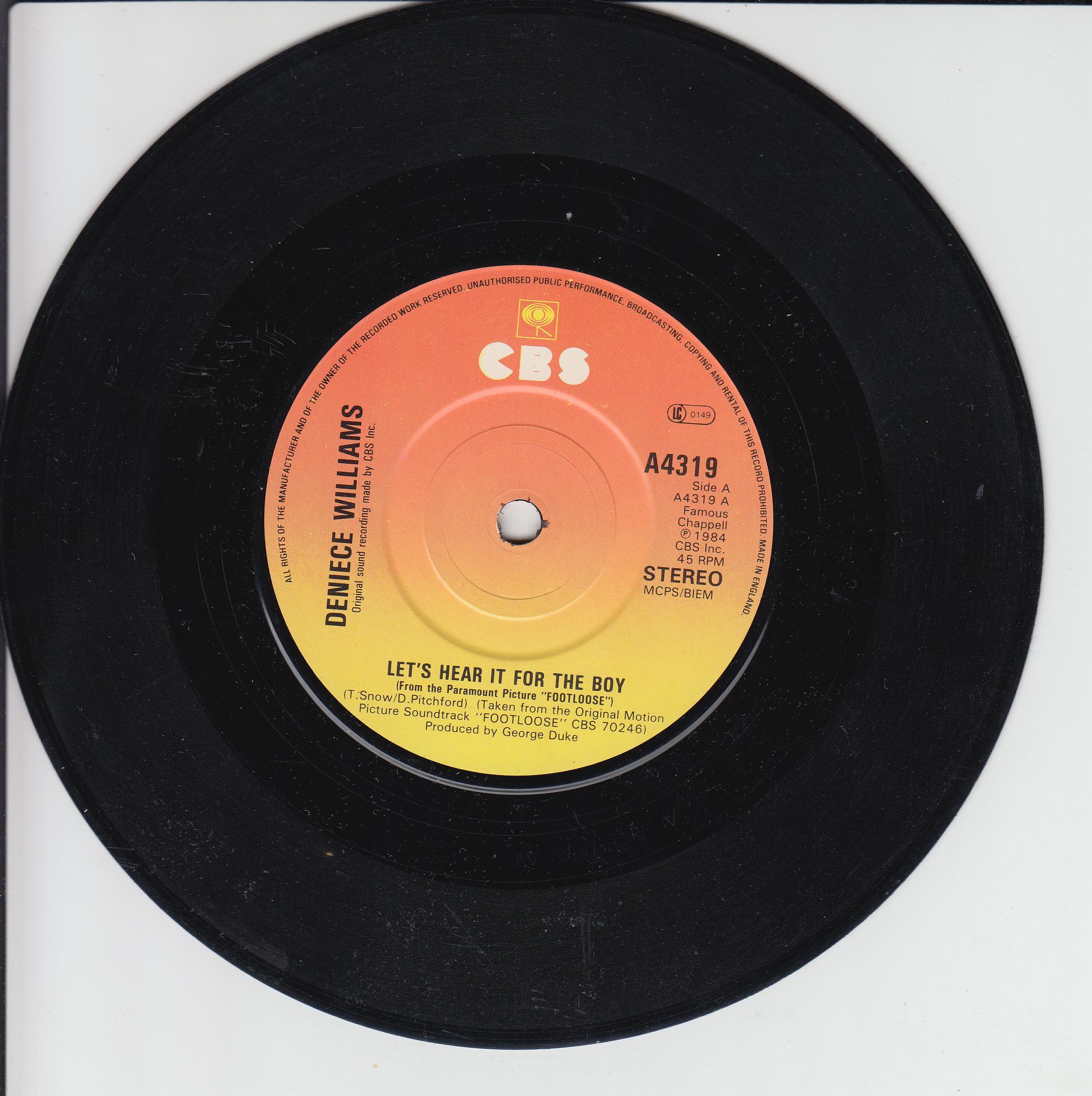 Deniece Williams – Let's Hear It For The Boy (UK)