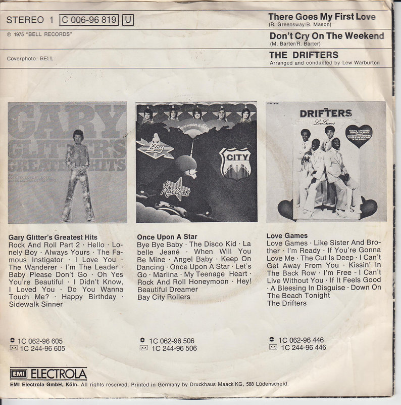 The Drifters – There Goes My First Love