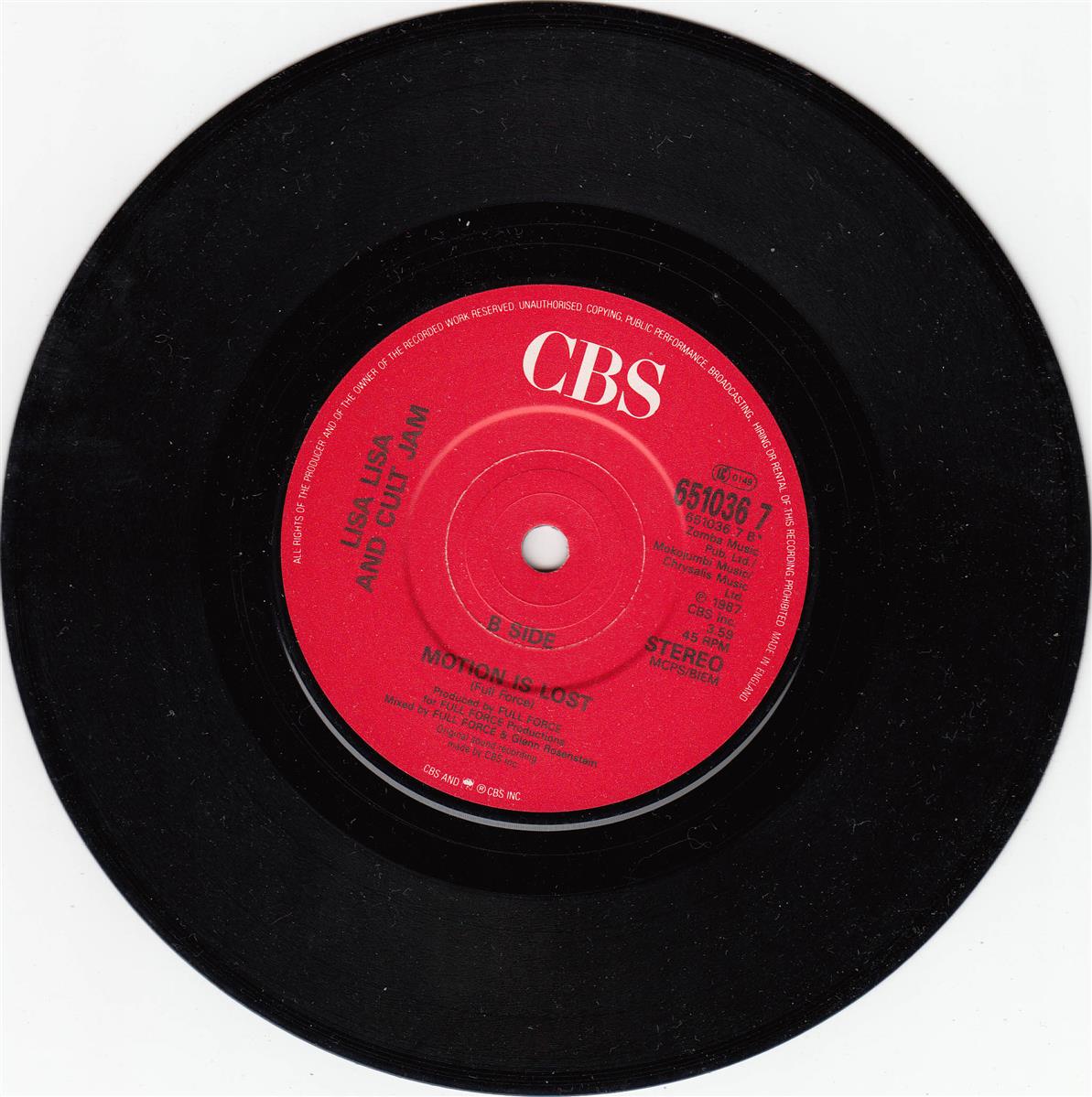 Lisa Lisa And Cult Jam - Lost In Emotion (UK)