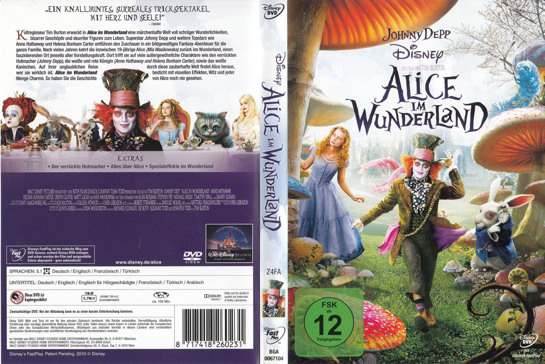 Alice im Wunderland (DVD)