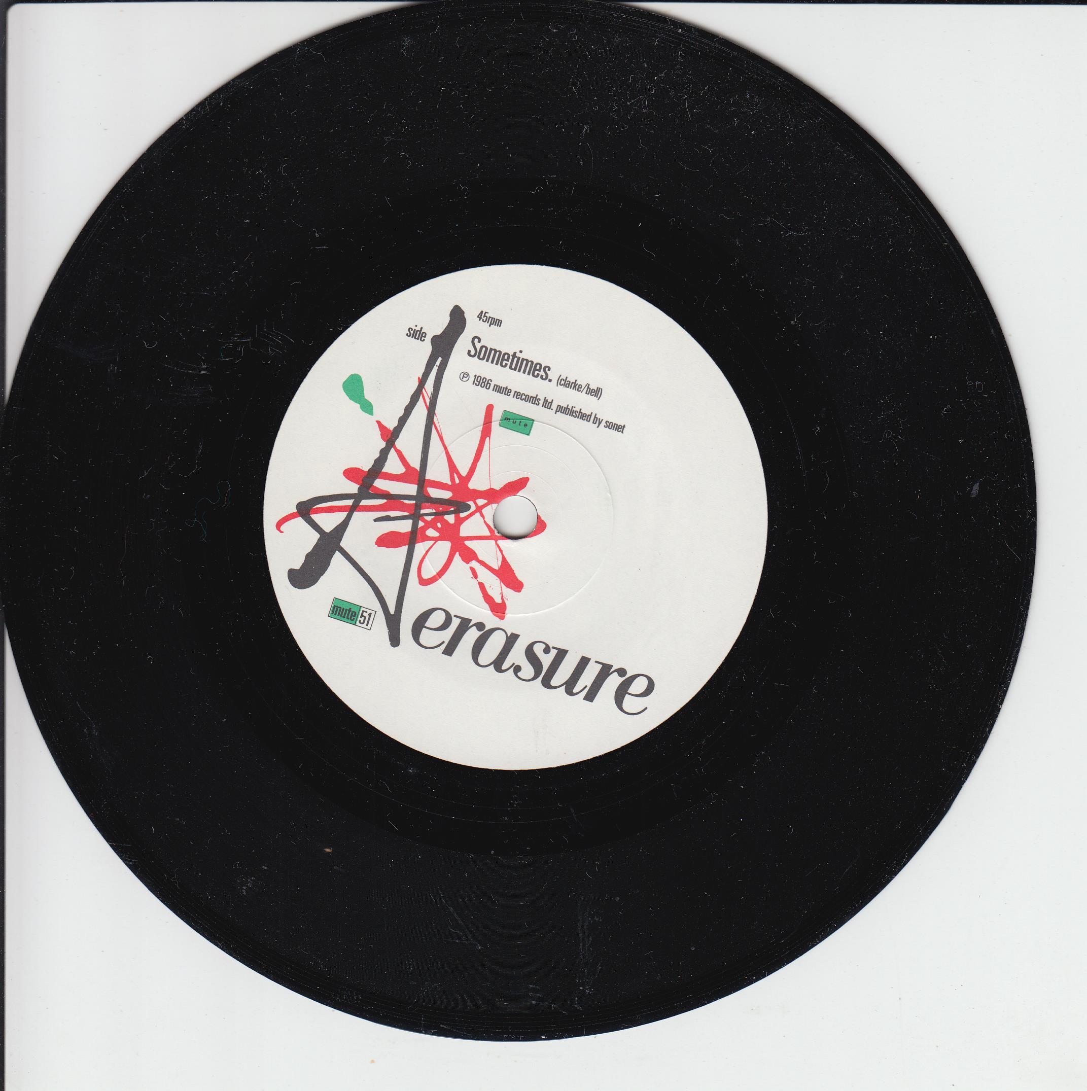 Erasure – Sometimes (UK)