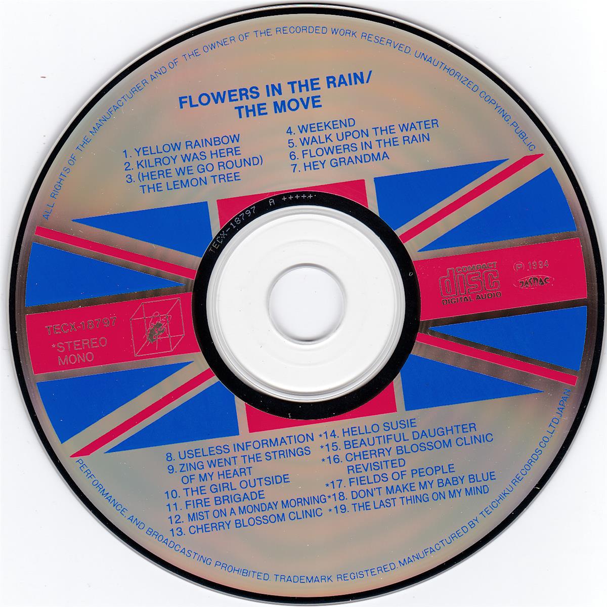 The Move - Flowers In The Rain (Japan)