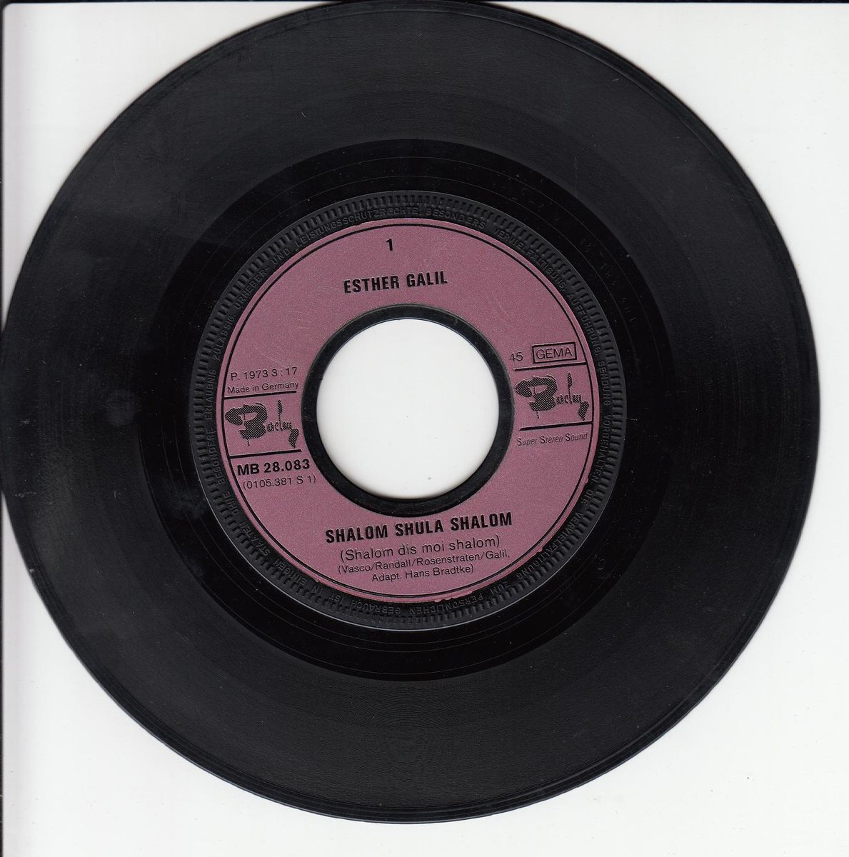 Esther Galil – Shalom Shula Shalom (Shalom Dis Moi Shalom)