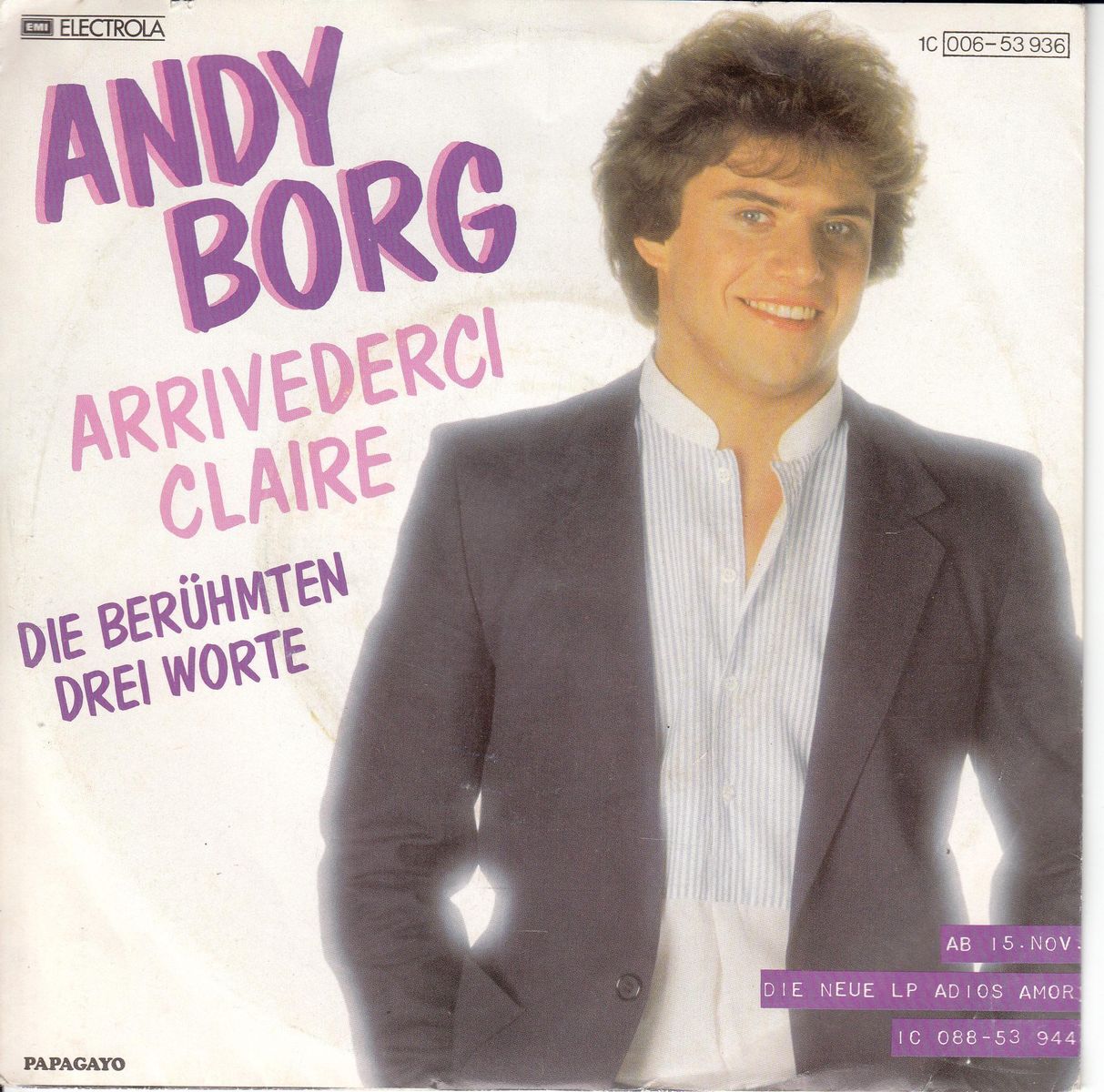 Andy Borg - Arrivederci Claire