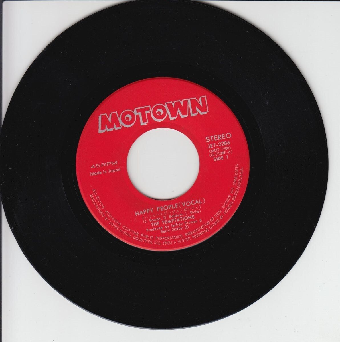 The Temptations – Happy People (Japan)