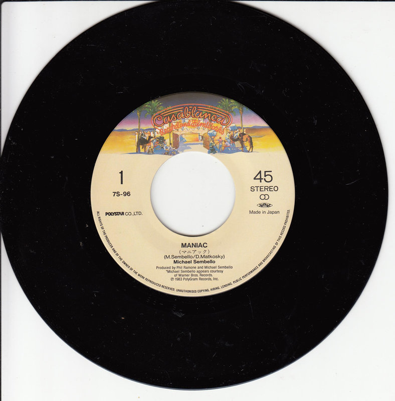 Michael Sembello – Maniac (Japan)
