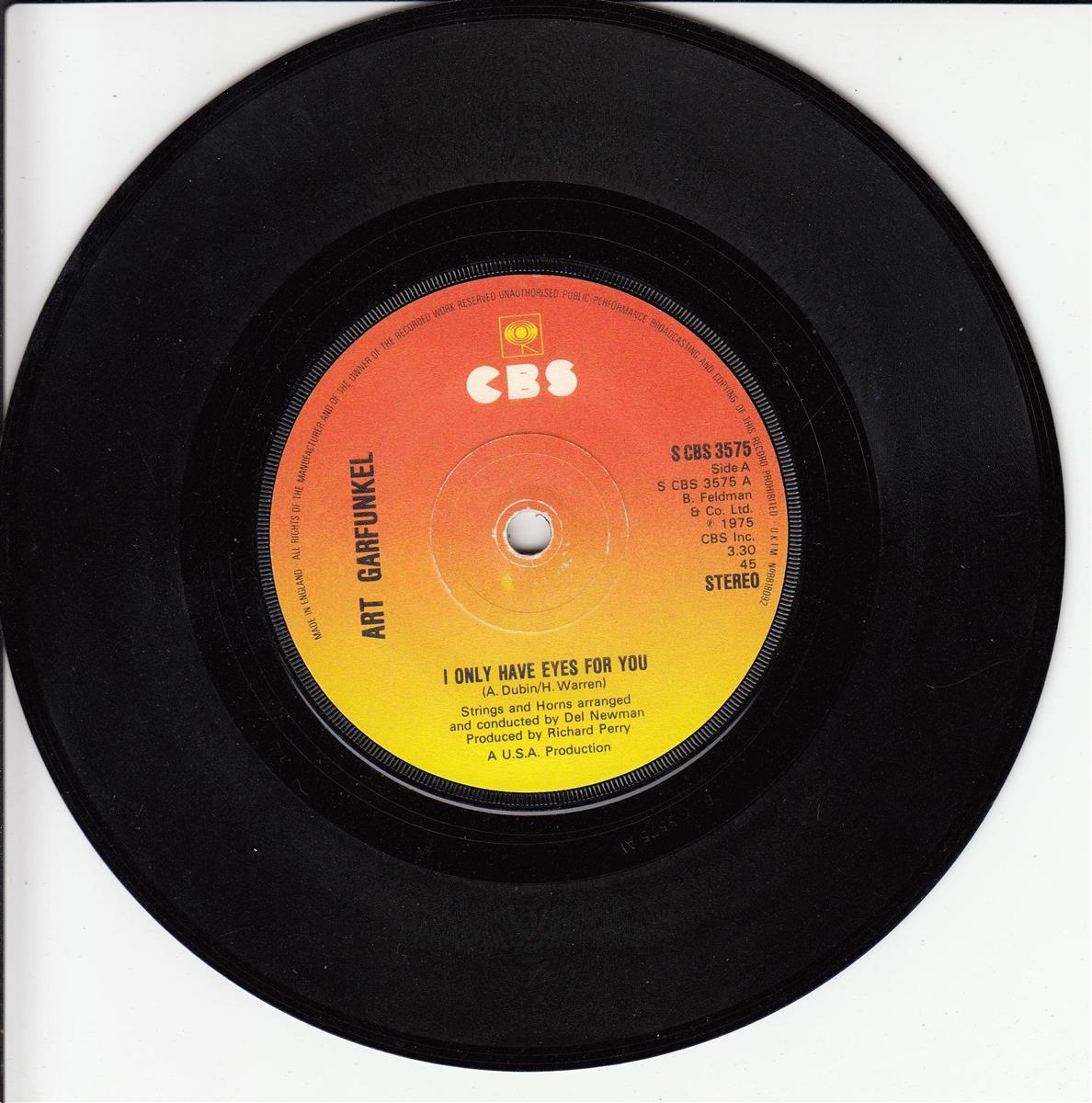 Art Garfunkel - I Only Have Eyes For You (UK)