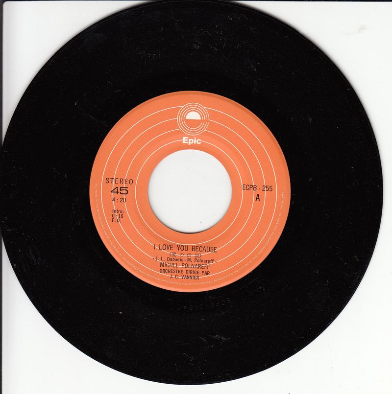 Michel Polnareff – I Love You Because (Japan)