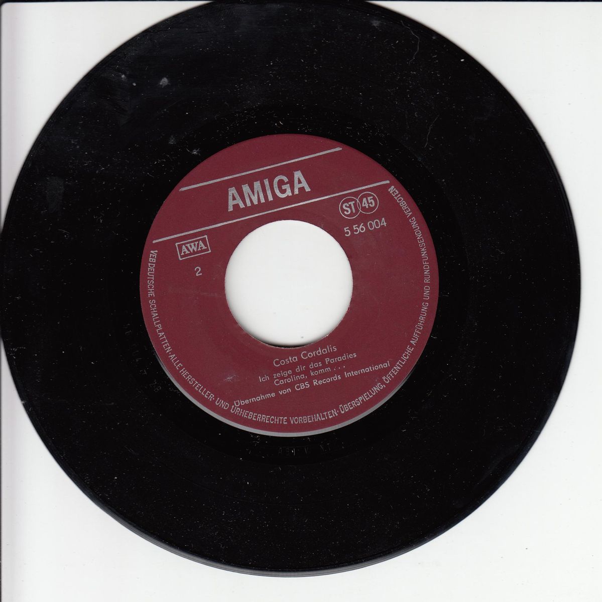 Costa Cordalis - Amiga Quartett (DDR)