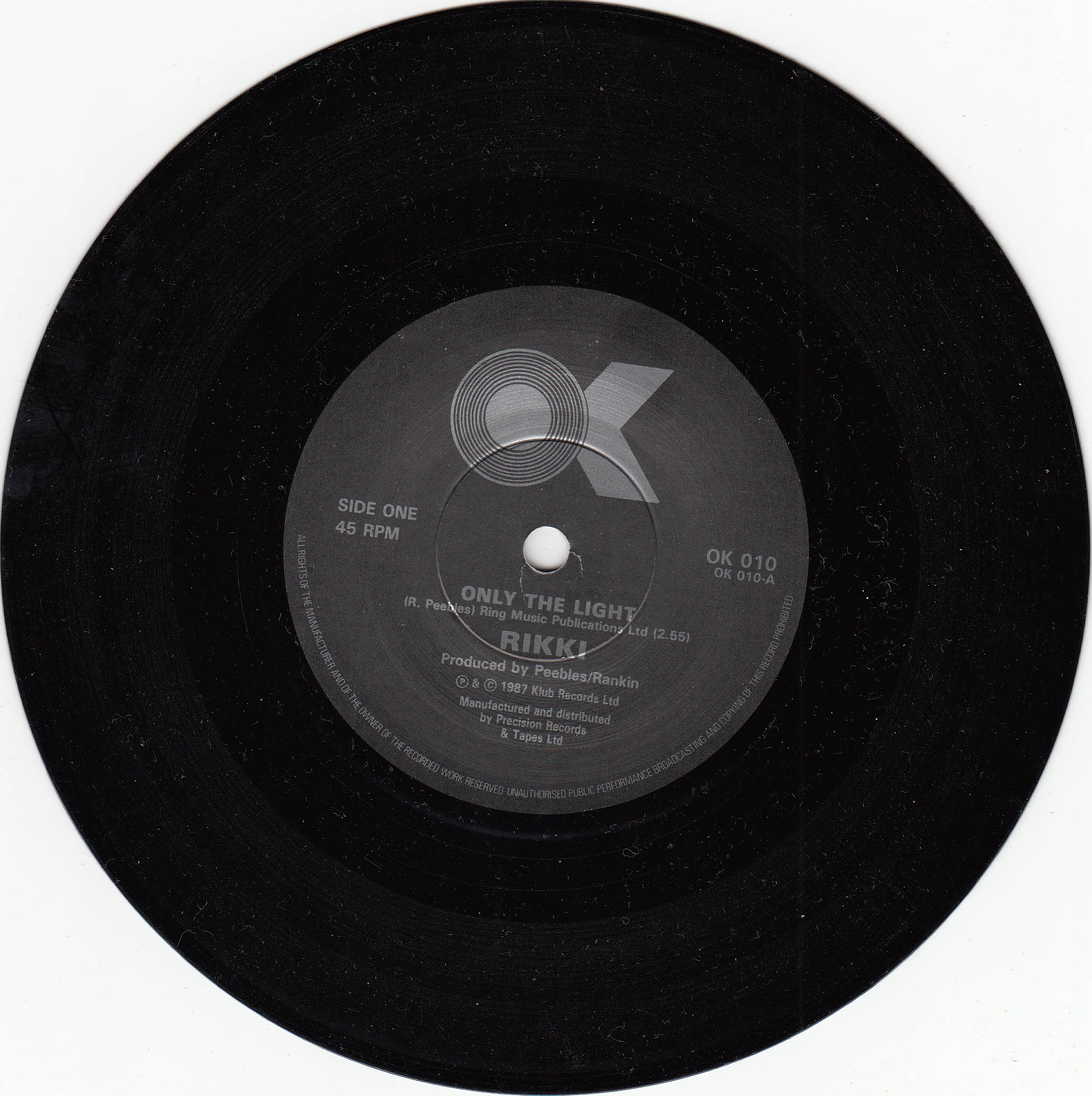 Rikki - Only The Light (UK)