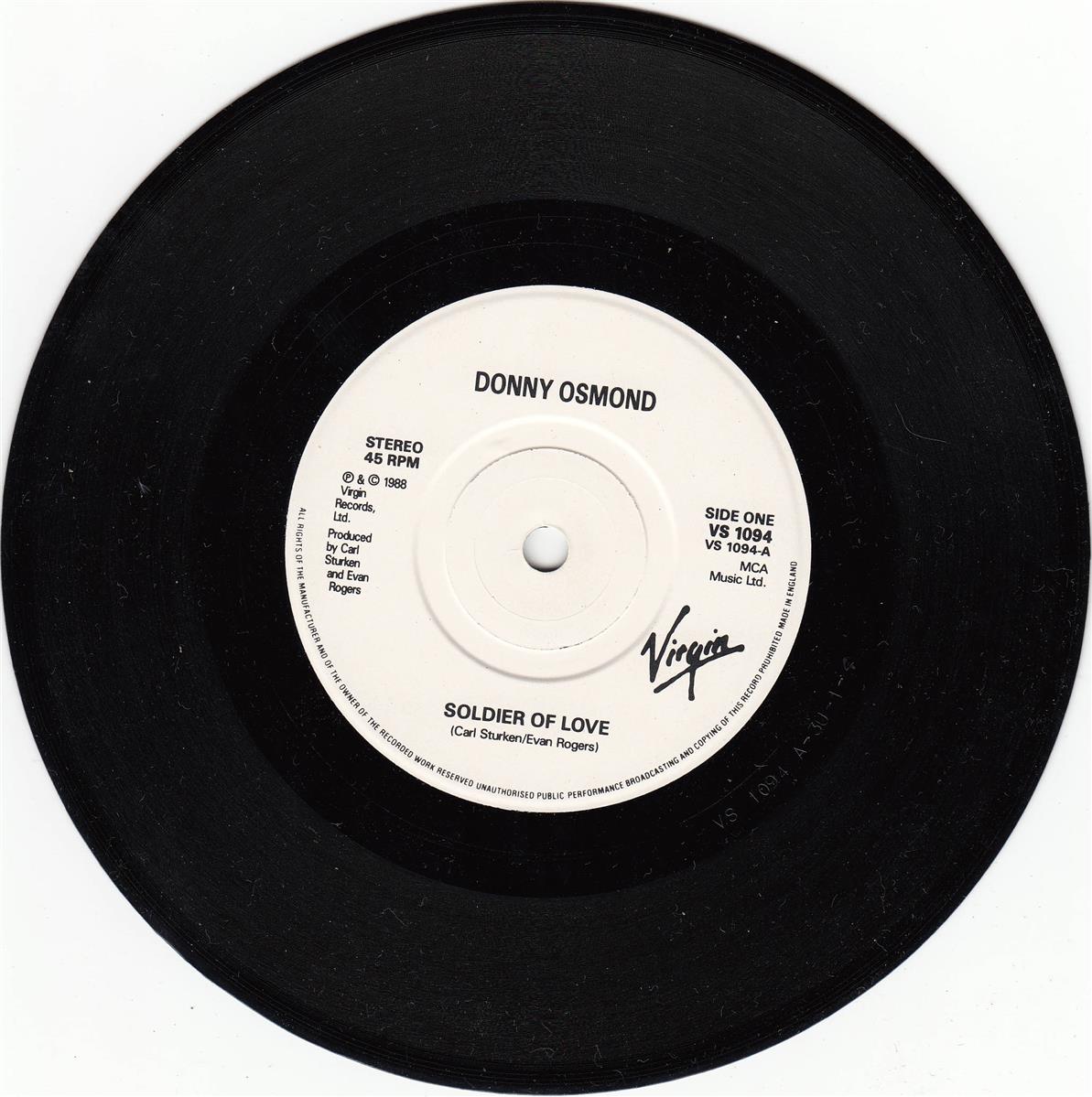 Donny Osmond - Soldier Of Love (UK)