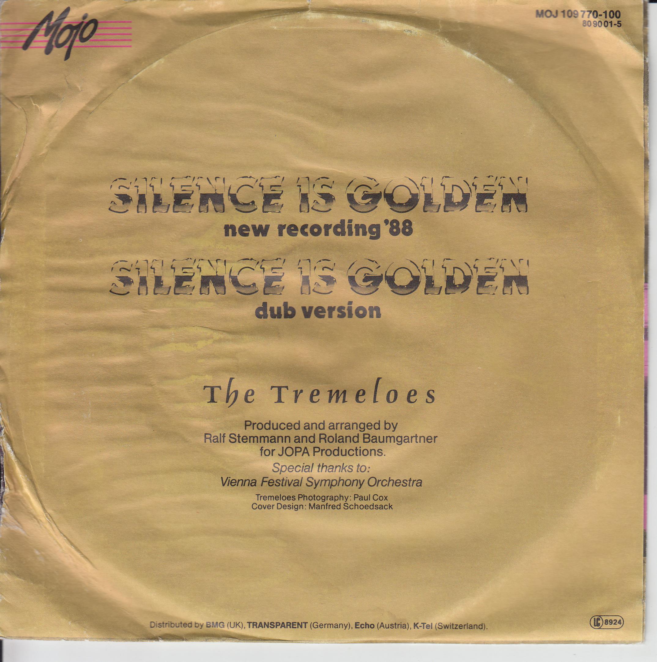 The Tremeloes – Silence Is Golden (UK)