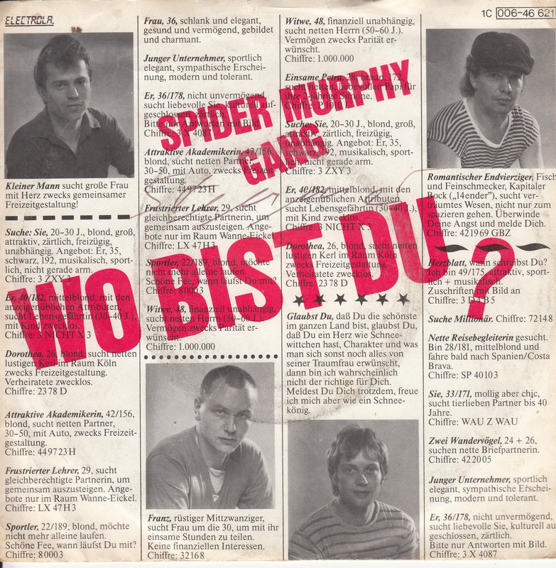 Spider Murphy Gang – Wo Bist Du?