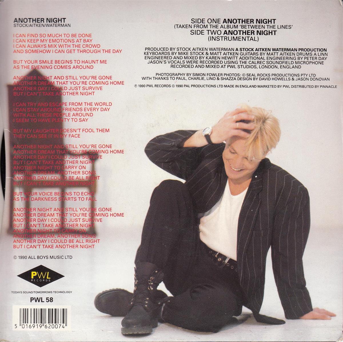 Jason Donovan - Another Night (UK)
